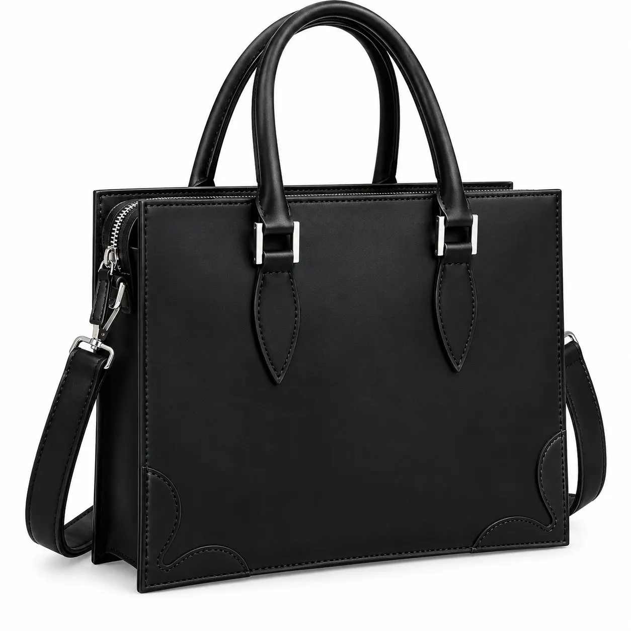 Leather woman hand bag