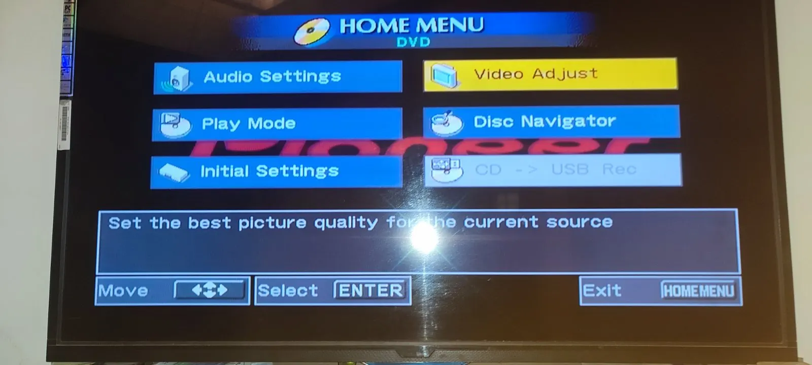 Pioneer dvd player