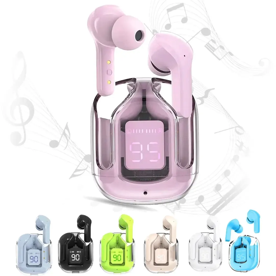 Air31 TWS Wireless Earbuds | Transparent Case | Touch Control | Bluetooth Earphones