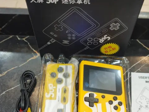 *Sup Game Console 3" LED - Retro Handheld Game Box With Extra Controller - 400 Games Built-in - Dual Player & TV Connect