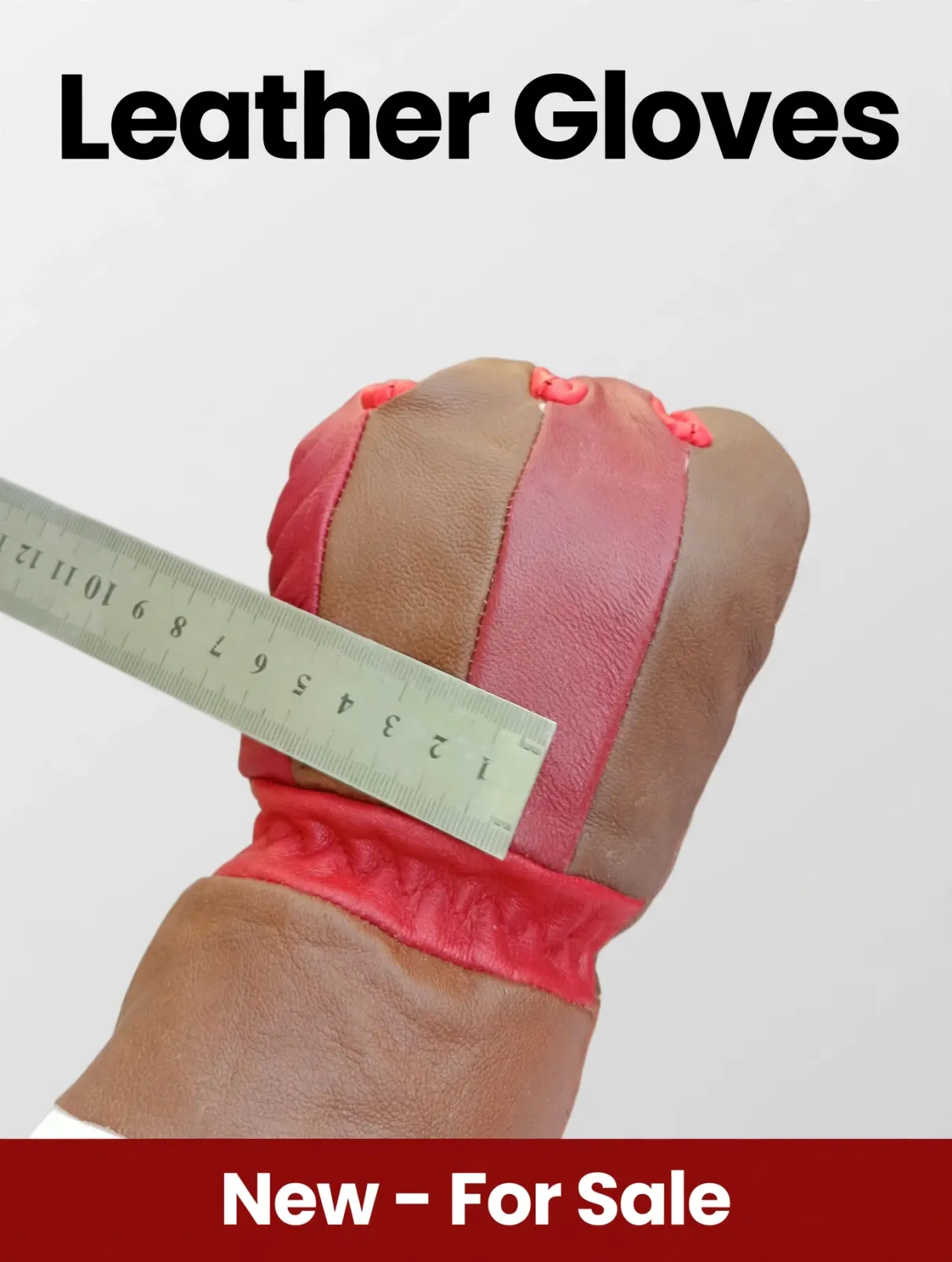 Pure Leather Winter Gloves