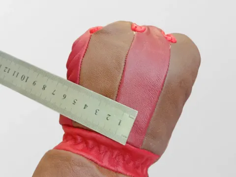 Pure Leather Winter Gloves
